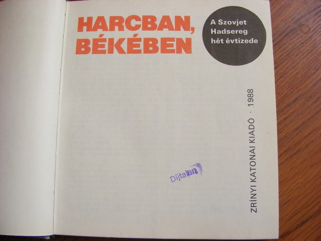 Vajda Péter - Harcban Békében