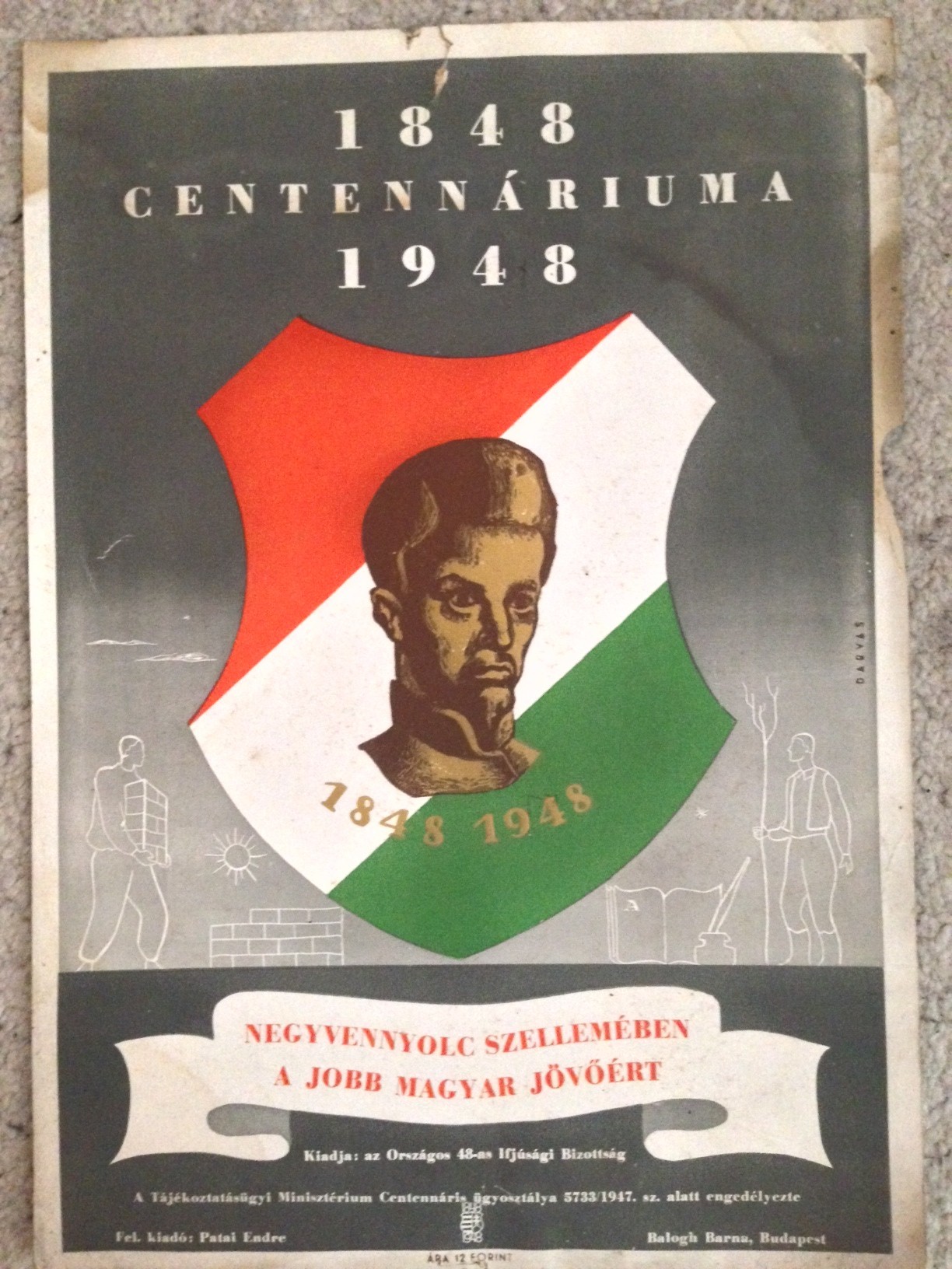 1848-1948 plakát