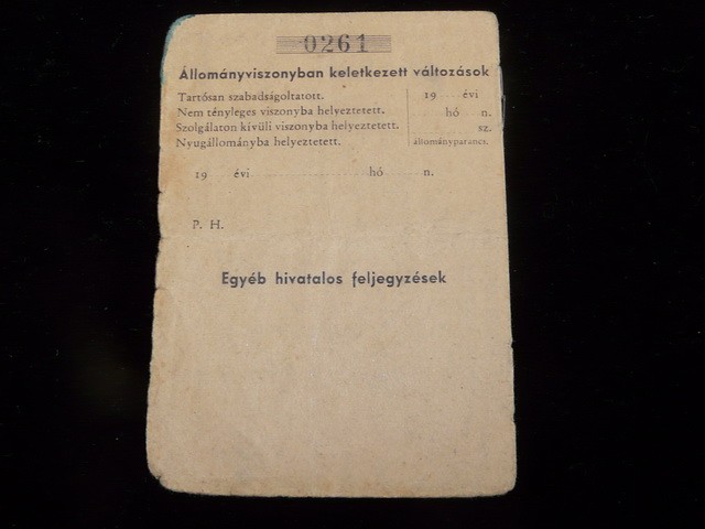 Honvédségi gépjárművezető - 1943