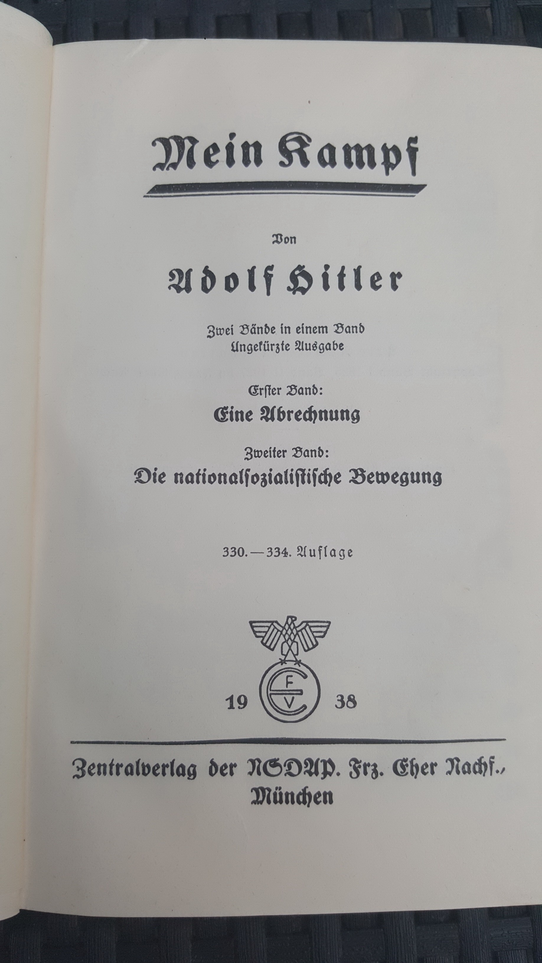 Mein Kampf - 1938